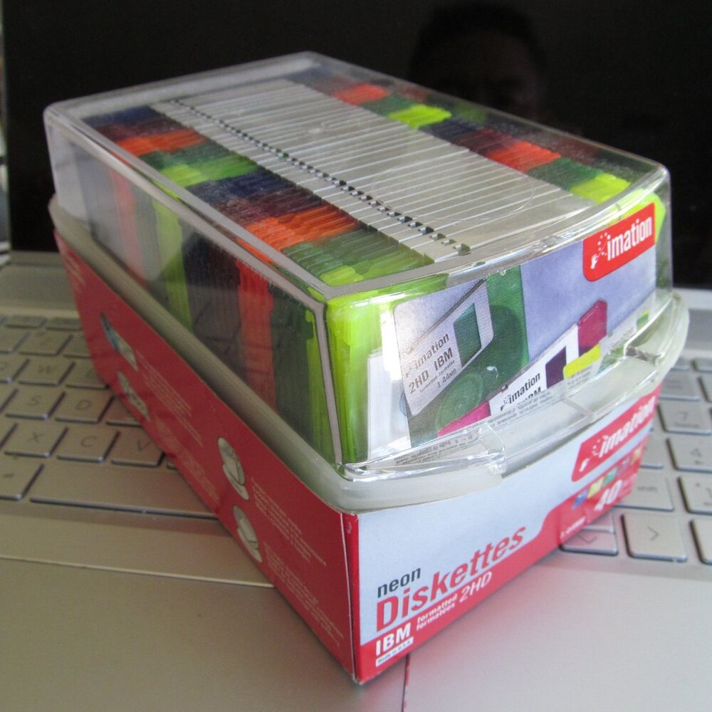 Imation neon 1.44MB diskette 40 pack